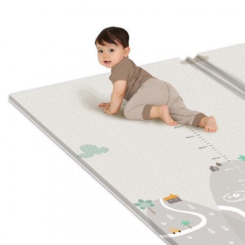 Baby Double-Side Folding Non-Toxic Non-Slip Reversible Waterproof XPE Playmat with Carrying Bag - D14 - Toytexx Baby Double-Side Folding Non-Toxic Non-Slip Reversible Waterproof XPE Playmat with Carrying Bag - D14 - Toytexx